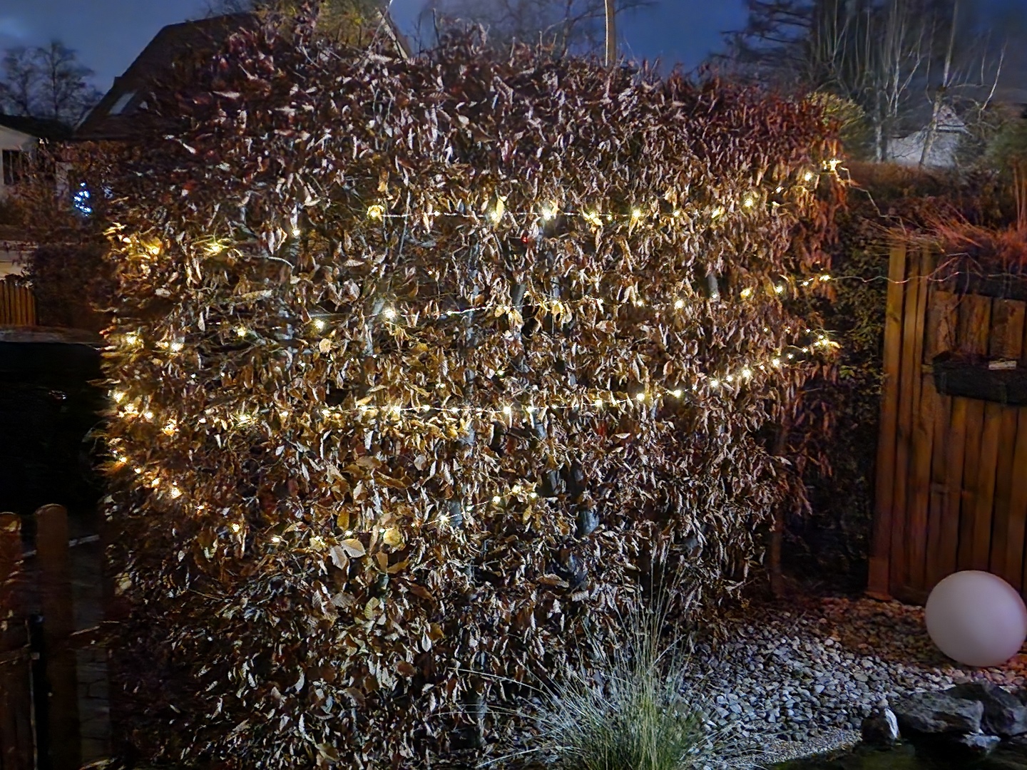 Dieses Jahr ist die Weihnachtsbeleuchtung bei mir nur Solar Steuer